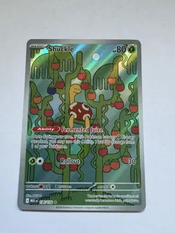 Shuckle 136/132 Illustration Rare Mega Evolution Pokemon Near Mint - Image 1