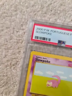 Pokemon Fossil Slowpoke 55/62 Portuguese Unlimited PSA 9 (POP 2 / No Higher) - Image 4