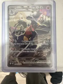 Pokemon TCG Cynthia's Garchomp EX Destined Rivals 232/182 - Image 1