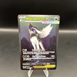 Pokemon TCG Mega Absol EX 180/132 ME01 Mega Evolution Holo EN 280HP - Image 1