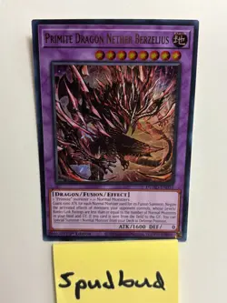 Primite Dragon Nether Berzelius Ultra Rare DUAD-EN035 NM 1st Edition Yu-Gi-Oh! - Image 1