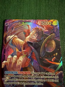 Monkey.D.Luffy OP05-060 ONE PIECE Tcg Card Game NM PURPLE Leader - Image 3
