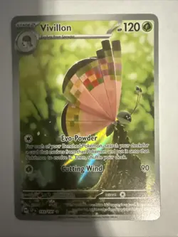 Pokemon TCG Vivillon Illustration Rare Card 193/191 Surging Sparks Near Mint - Image 1