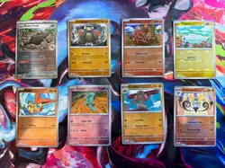 Pokemon Black Bolt + White Flare Pokeball Holo 8 Card - Image 1