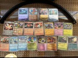 19x Pokemon Black Bolt White Flare English Poke Ball Card Lot - Near Mint - Image 1