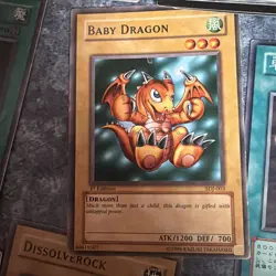Yugioh Rare Vintage Card Collection Lot Baby Dragon All Pictured LOT G58 - Image 5