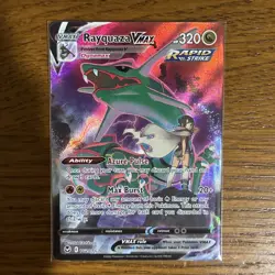 Pokemon Rayquaza VMAX Full Art Ultra Rare Card Silver Tempest TG20/TG30 MINTY - Image 1