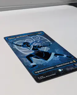 Katara, the Fearless (Borderless Battle Pose) - Neon Ink Foil - TLA - NM - MTG - Image 3