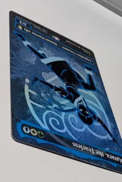 Katara, the Fearless (Borderless Battle Pose) - Neon Ink Foil - TLA - NM - MTG - Image 5
