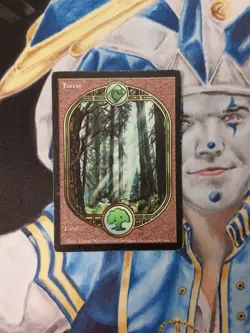 Forest MTG Unglued Common Land Heavily Played x1 FR7 - Image 1