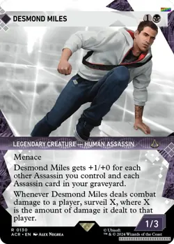 Desmond Miles (Showcase) [ACR - 130] - NM [Foil] TCG MTG - Image 1