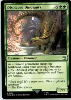 Displaced Dinosaurs 100 Uncommon Universes Beyond: Doctor Who Near Mint - Image 2