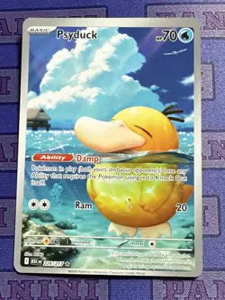 Psyduck 226/217 Ascended Heroes Illustration Rare NM Pokemon - Image 1