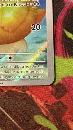 Psyduck 226/217 Illustration Rare Ascended Heroes Pokemon English (DINGED) - Image 4