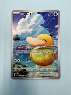 Nintendo Pokemon TCG Psyduck 226/217 Stellar Crown Illus Rare Holo Full Art - Image 1