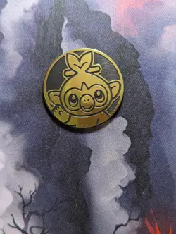 Grookey Gold (Regular Size) Coin - Pokemon Card TCG - Image 1