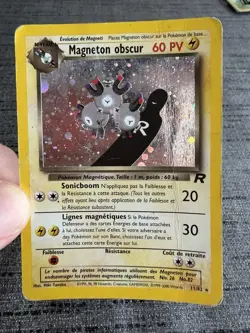 Carte Pokemon Magneton Obscur 11/82 Holo Team Rocket Wizards Francais OCCASION - Image 5
