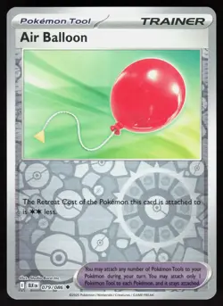 Air Balloon 079/086 Uncommon Black Bolt Pokemon Reverse Holo Near Mint - Image 1