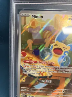 PSA 10 Minun 194/182 Paradox Rift IR Pokemon Illustration Rare Gem Mint 2023 - Image 4