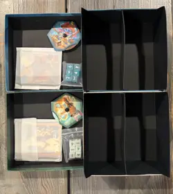 Disney Lorcana Azurite Sea + Archazia’s Island Trove Boxes + Dice -No Card Packs - Image 2