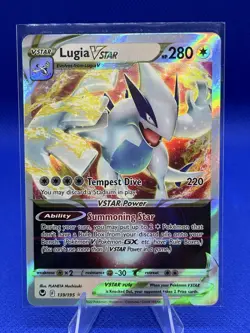 Pokemon Lugia v Star TCG Silver Tempest Holo Card 139/195 Swsh12: Sword & Shield - Image 1