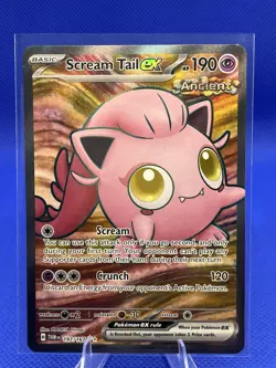 Pokemon TCG Scream Tail EX Twilight Masquerade Ultra Rare Card 197/167 - Image 1