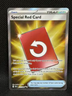 Pokemon TCG SPECIAL RED CARD 113/086 Chaos Rising Ultra Rare Full Art - Image 1