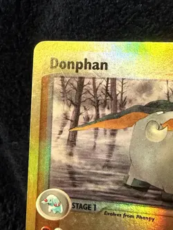 Donphan Reverse Holo Pokemon Ruby and Sapphire Rare Card #17/109 - Image 2