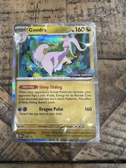 Pokemon TCG Chaos Rising Pre Release Stamp Promo Goodra Sealed 40 Card Deck - Image 1