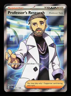 Professor's Research (Professor Turo) 241/198 Scarlet & Violet Pokemon Card - Image 1