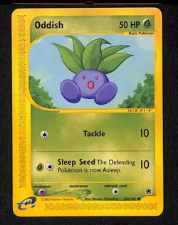 Oddish 122 Common Pokemon Expedition Base Set 165 2002 - Image 1