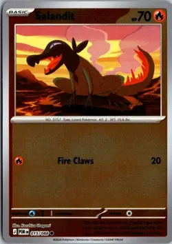 015/088 Salandit Reverse Holo Pokemon TCG Perfect Order English NM - Image 1