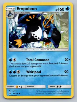 Empoleon 34/156 Rare Ultra Prism Pokemon Lightly Played - Image 1