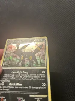 Pokemon TCG Umbreon 10/90! Damaged Condition! See Description! - Image 3