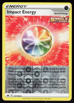 Impact Energy 157/198 Uncommon Chilling Reign Pokemon Reverse Holo LP - Image 1