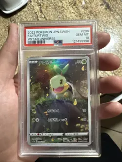 2022 POKEMON JAPANESE SWORD & SHIELD VSTAR UNIVERSE #206 FA/TURTWIG - Image 1