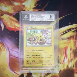 Pokemon Pikachu XY95 Holo Promo 2016 English BGS 9 Mint XY Black Star - Image 1