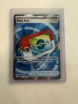 Pokemon Poke Pad Ultra Rare Full Art Holo Trainer Item 113/088 Perfect Order - Image 1