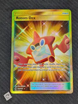 Rotom Dex 159/149 - Sun Moon Base Secret Rare Pokemon TCG LP - Image 1