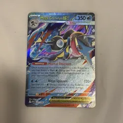 Pokemon TCG Mega Greninja ex 022/086 Me04: Chaos Rising Holo MINT/Near Mint - Image 1