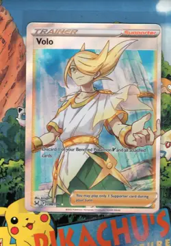 Pokemon TCG Volo (Full Art) Holo Ultra Rare SWSH11: Lost Origin 196/196 NM/M - Image 1