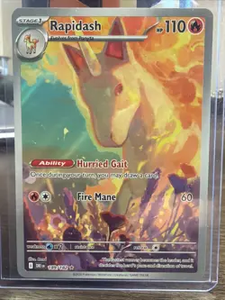Rapidash 189/182 IR Illustration Rare Pokemon Destined Rivals - Image 1