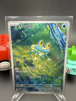 Froakie 088/086 Illustration Rare ME04: Chaos Rising Pokemon Holo NM Full Art! - Image 1