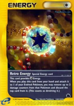 Lightly Played Retro Energy - 144/144 - Uncommon Pokemon Skyridge - Image 1