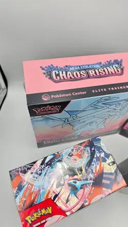 Sealed Chaos Rising Pokemon Center Bundle 1x Booster Box, 2x Bundles, 2x PC ETB - Image 4