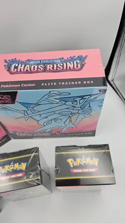 Sealed Chaos Rising Pokemon Center Bundle 1x Booster Box, 2x Bundles, 2x PC ETB - Image 5