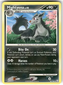 Mightyena 66/146 Uncommon Legends Awakened Pokemon Near Mint - Image 1