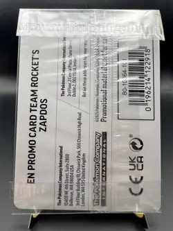 Team Rocket's Zapdos 070/182 Pokemon Destined Rivals GameStop Promo SEALED - Image 2