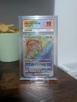 Pokemon - Mewtwo Vstar - Pokemon Go 2022 Japanese - HyperRare - 084/071 - Ace 10 - Image 1