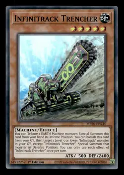 Infinitrack Trencher MP20-EN210 Super Rare 2020 Tin of Lost Memories Yu-Gi-Oh NM - Image 1
